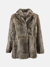 Kaninchenfell Jacke Echtpelz Damen Größe S ...