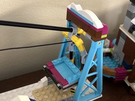 Lego Friends 2 sets COMPLETE  Ski Lift 41324 & Snow Resort Chalet 41323