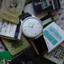 18K White Gold 34MM Jaeger-LeCoultre Master Control Factory Diamond Watch 9