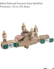 Reduce Pressure Zone