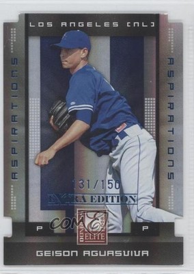 2008 Donruss Elite Extra Edition Aspirations Die-Cut /150 Geison Aguasviva 0f7