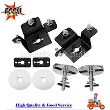 Chrome Hood Pin Lock With Retaining Bracket Fit 1969-1972 Oldsmobile Cutlass 442 Chrome Hood Pin Lock With Retaining Bracket Fit 1969-1972 Oldsmobile Cutlass 442