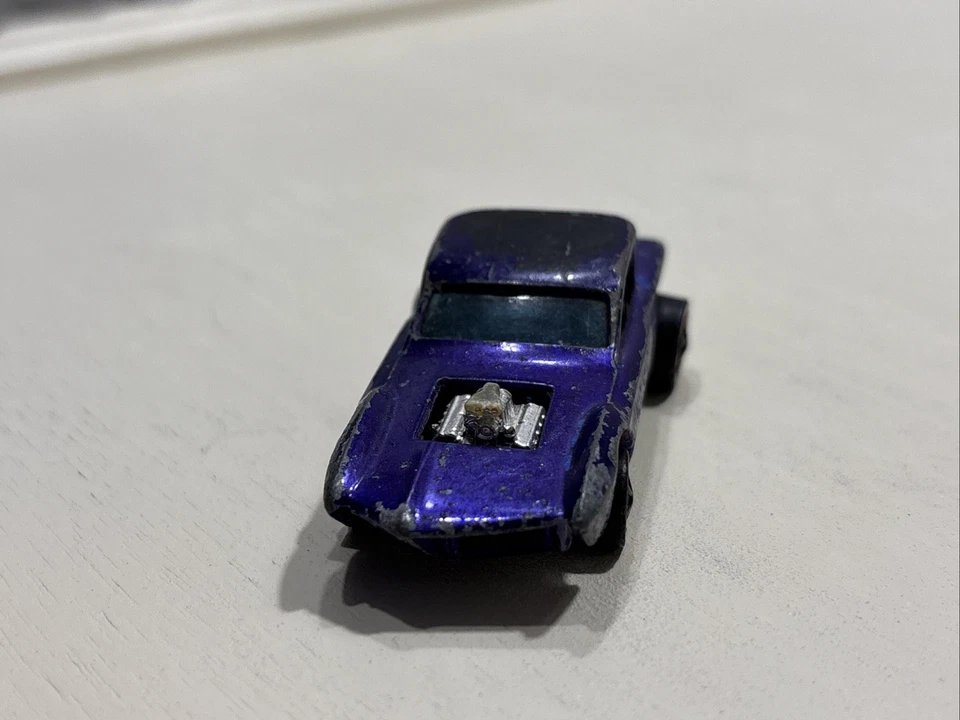 Hot Wheels Redline 1967 Python HK Purple Complete Original Casting Grey Int - Image 2 of 4