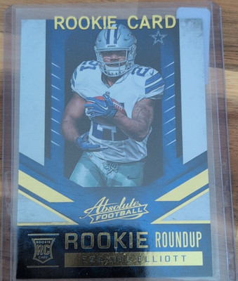 Panini 2016 Absolute Rookie Roundup Ezekiel Elliott #6 Cowboys NFL Football Card