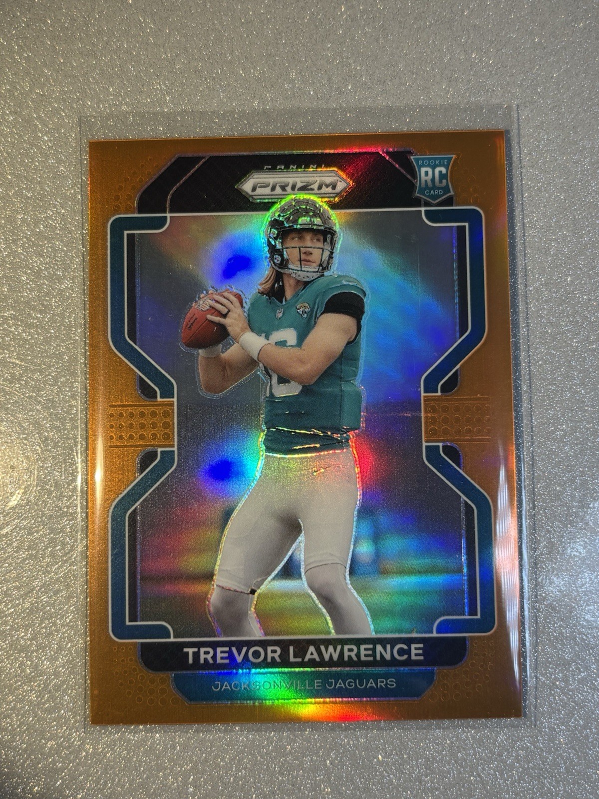 2021 Panini Prizm Trevor Lawrence Rookie #331 Orange Prizm /249 (RC) SP Jaguars