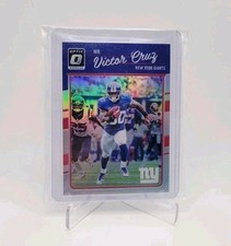 VICTOR CRUZ 2016 Donruss Optic Silver Holo Prizm #133 NEW YORK GIANTS