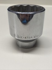 2 Sk Hand Tools 34 Drive 12 Point Sae Chrome Socket Usa Made 47164 9c