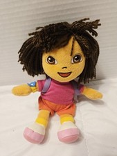 Original 2009 Beanie Babie Dora the Explorer TY Nick JR TV Stuffie Stuffed Doll