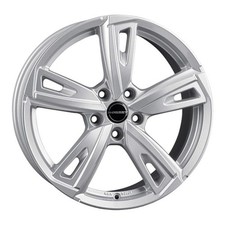 1x BORBET DESIGN BU1 silver 7.5Jx17 5x100 ET50