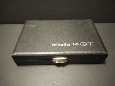Minolta 16QT Vintage Subminiature Spy Film Camera with Rokkor 23mm 1:3.5 Lens