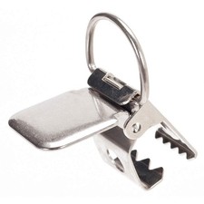 MSA 10069894 Sunspender Clip,Stainless Steel,Chrome PK 5