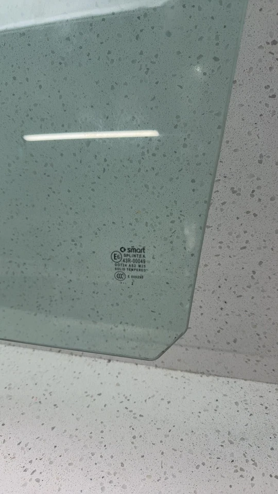 08 09 10 11 12 13 14 15 16 SMART FORTWO Front Door Glass/window Smart Left - Image 4 of 4