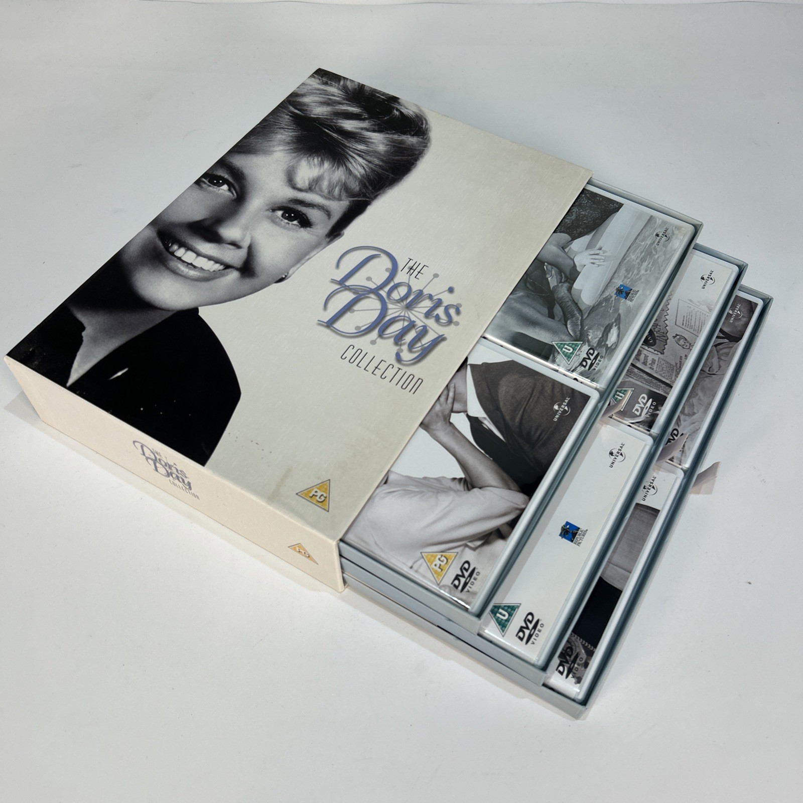 The Doris Day Collection (DVD 2004) Large Format Box Set of 6 Films Mint Disc