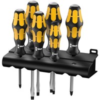 Wera 932/6 Werkstatt Schraubendreher-Set 6Teilig Schlitz, Kreuzschlitz Phillips