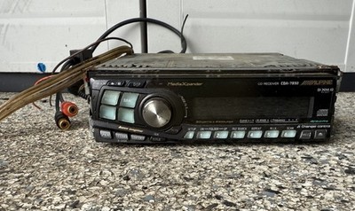 Alpine CDA-7892 Vintage Car CD Player Receiver Detachable Face UNTESTED,