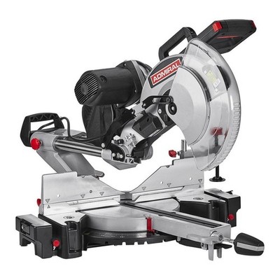 NEWADMIRAL 12'' Sliding Compound Miter Saw Dual Bevel LED Laser Guide