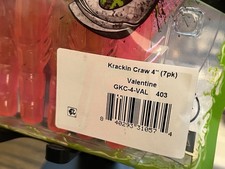 LIMITED Googan Krackin Craw 4"  VALENTINE