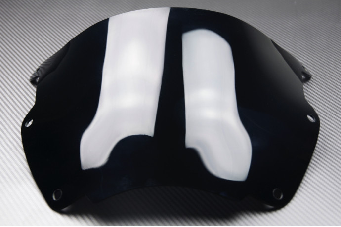 Bulle noire Triumph Sprint RS 955 pour longs trajets et voyages