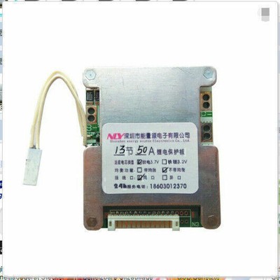 13S 48V 50A Für Li-ion Lithium 18650 Batterie BMS Protection Board Equalizer