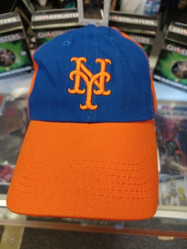 NEW YORK NY METS ORANGE \u0026 BLUE HAT CAP 