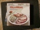Vintage Anchor Hocking MicroWare Divided Plate w/Cover PM486/T1  New In Box
