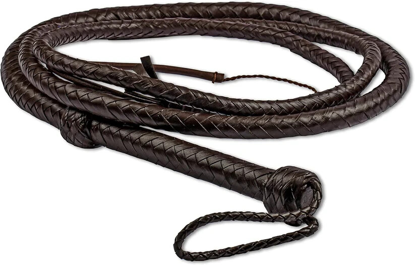 Indiana Jones Genuine Leather Brown 4 Ft, 6 Ft, 8 Ft, 10 Ft
