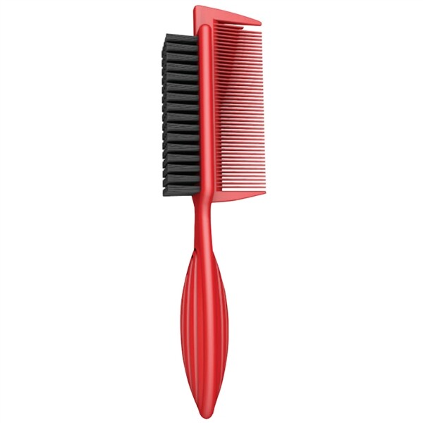 BARBER BEAUTY SALON SEWICOB VINCENT CLIPPER TRIMMER CLEAN FADE BRUSH COMB RED