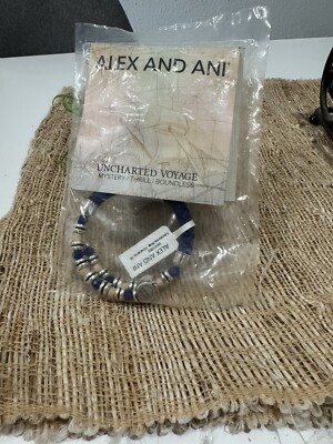 Alex Ani Vintage 66 Uncharted Voyage Ultramarine Blue Braided