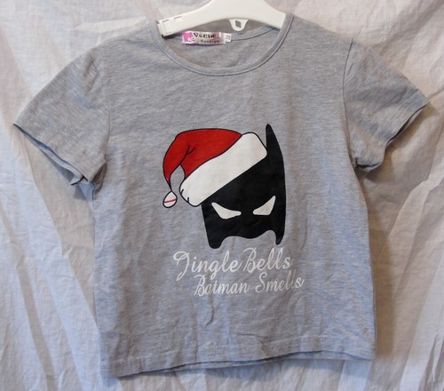 Girls Vogue Grey Jingle Bells Batman 