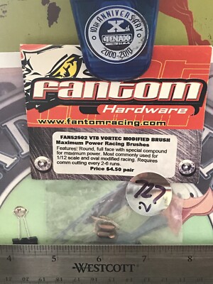 Fantom Fan52502 VT8 Vortec Modified Brush Maximum Power Racing Brushes USA Ship