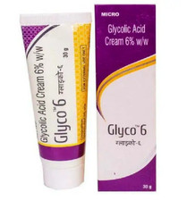 GLYCO 6 GLYCOLIC ACID CREAM 6 30gm BY Microlabs