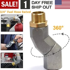 NEW 3/4" Fuel Swivel Fuel Transfer Hose Swivel 360 Degree Rotating Connector US