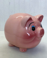 Pink Ceramic Piggy Bank