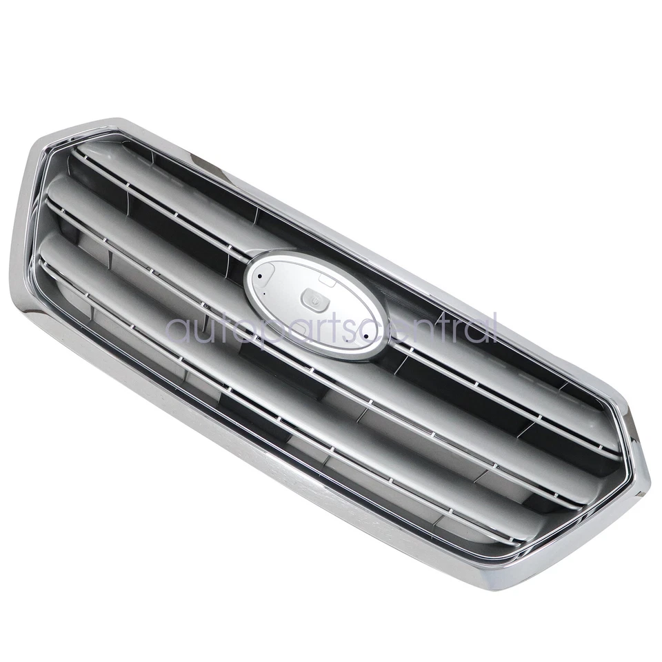 Parrilla delantera pintada moldura cromada para Subaru Legacy 2015-2017 EE. UU. Foto 2 de 4