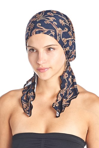 Ashford & Brooks Pre Tied Bandana Sleep Turban Tichel Chemo Head Scarf Headwear - Picture 42 of 124