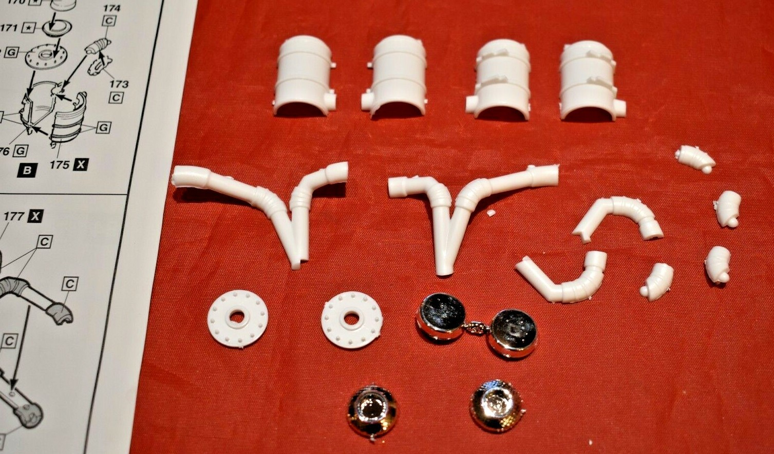 Revell Level 5 Peterbilt 359 Air Cleaners 1/25