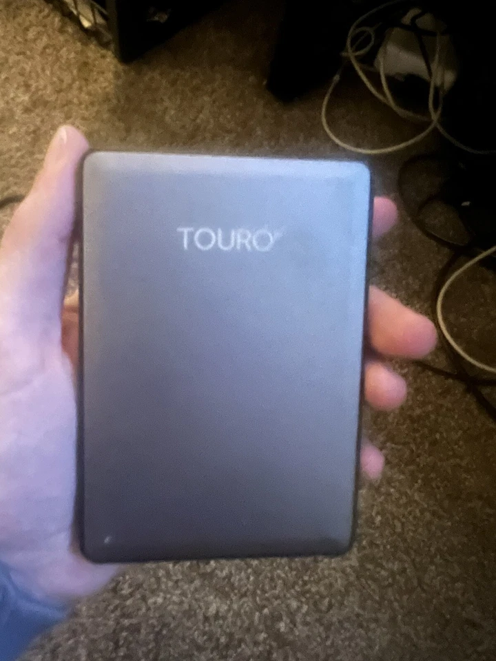 HGST Touro Mobile 1TB USB 3.0 External Hard Drive, Black - Image 2 of 3