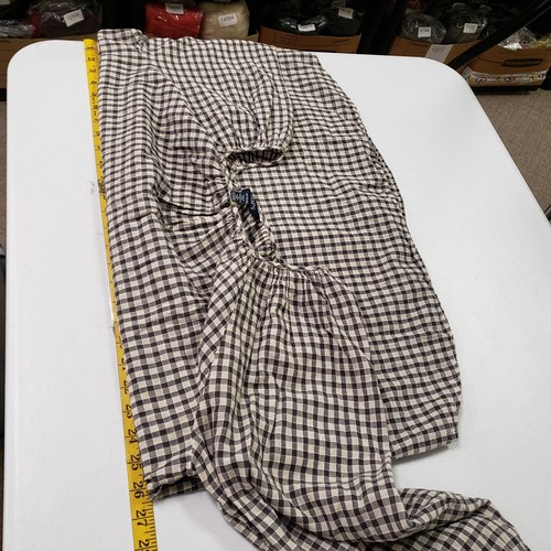 Chaps Womens Gingham Raglan Sleeve Top Size 2X Boho Picnic Peasant 50S Style - Picture 7 of 10