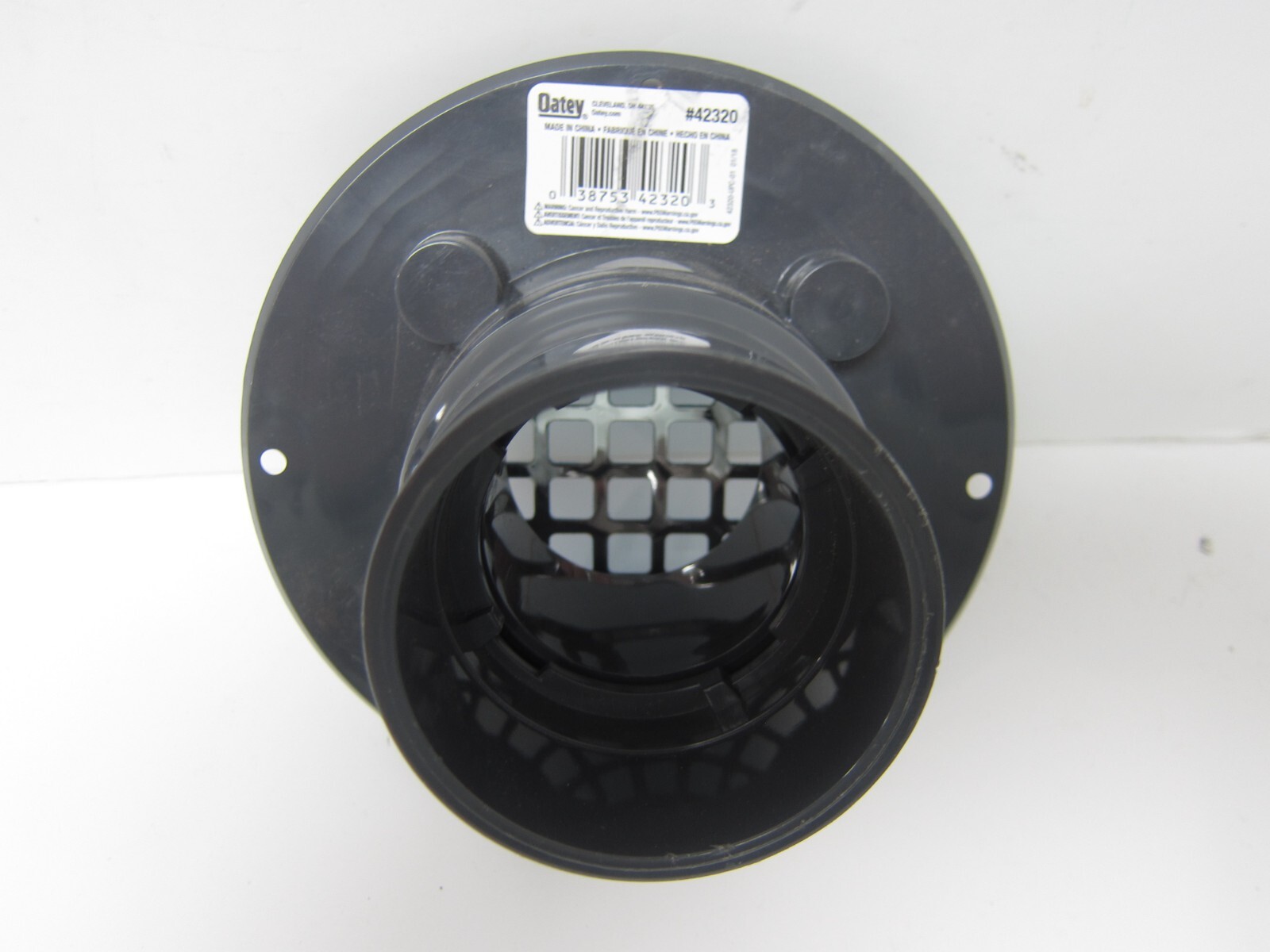 Oatey  2" in. to 3" in. PVC Low Profile Shower Drain Stainless Steel 42320