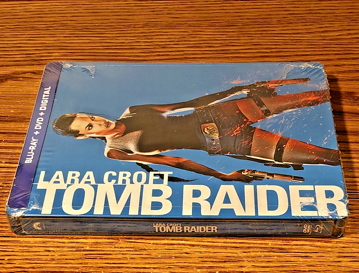Lara Croft Tomb Raider Blu-ray Disc DVD Limited Edition SteelBook