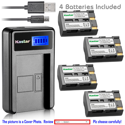Kastar Battery LCD USB Charger for Konica Minolta NP-400 a-5 Digital  Camera