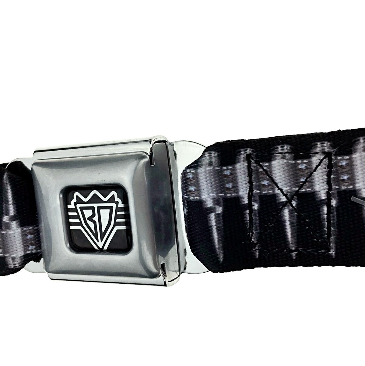 Bullet Belt Rifle Gray Printed Gun Bullets Punk Belt Seatbelt