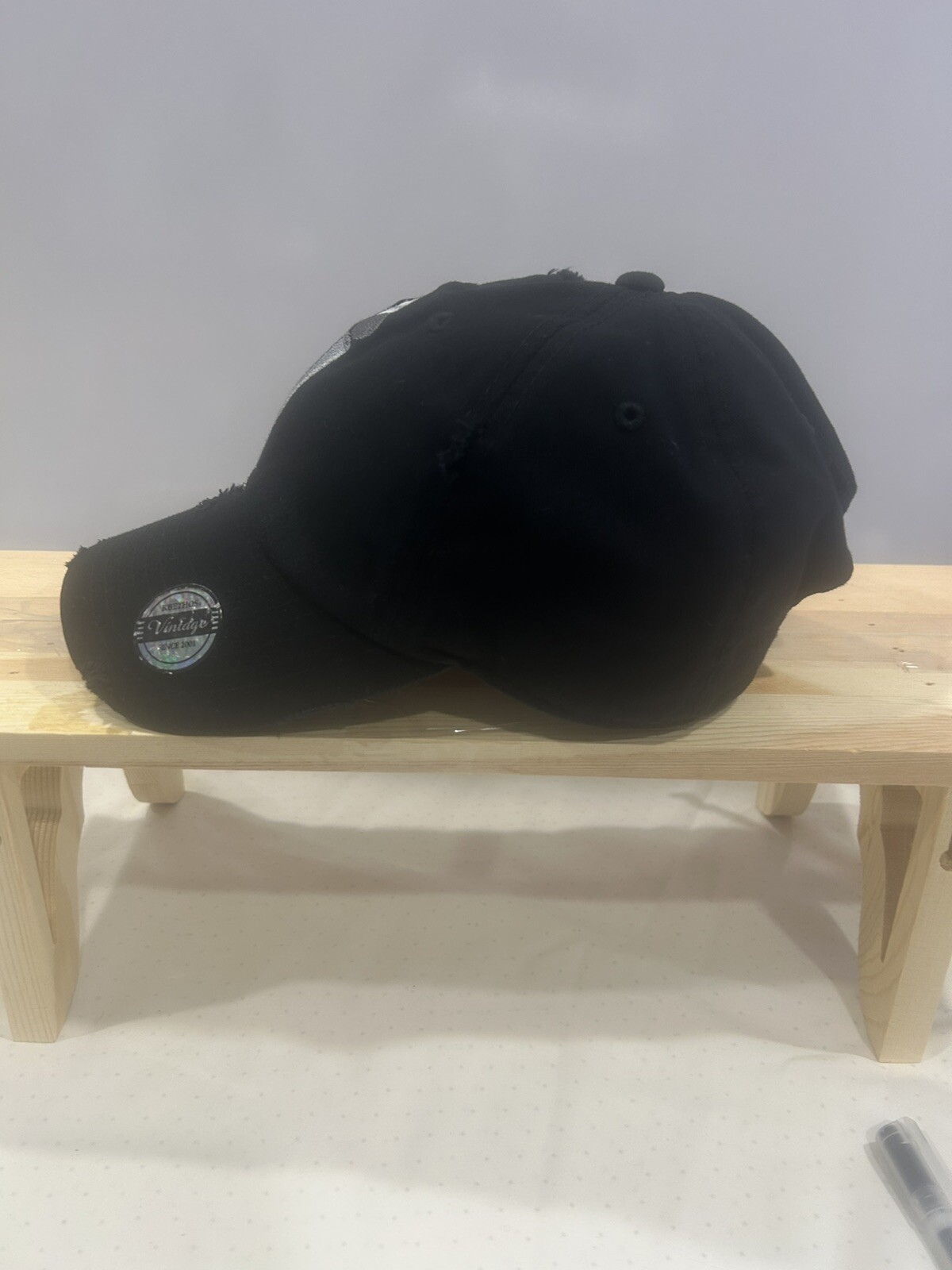 Kbethos Classics Strapback Baseball Cap Hat Black - image 2