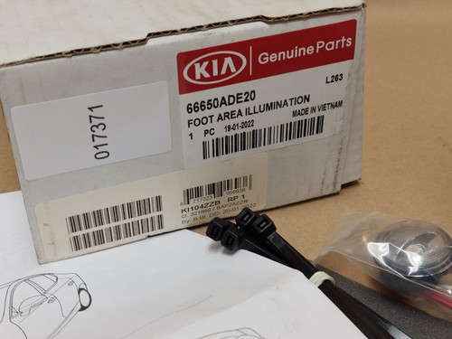 Kia Stringer Red Front Footwell Illumination Kit 2018-on 66650ADE20 Genuine - Picture 5 of 9