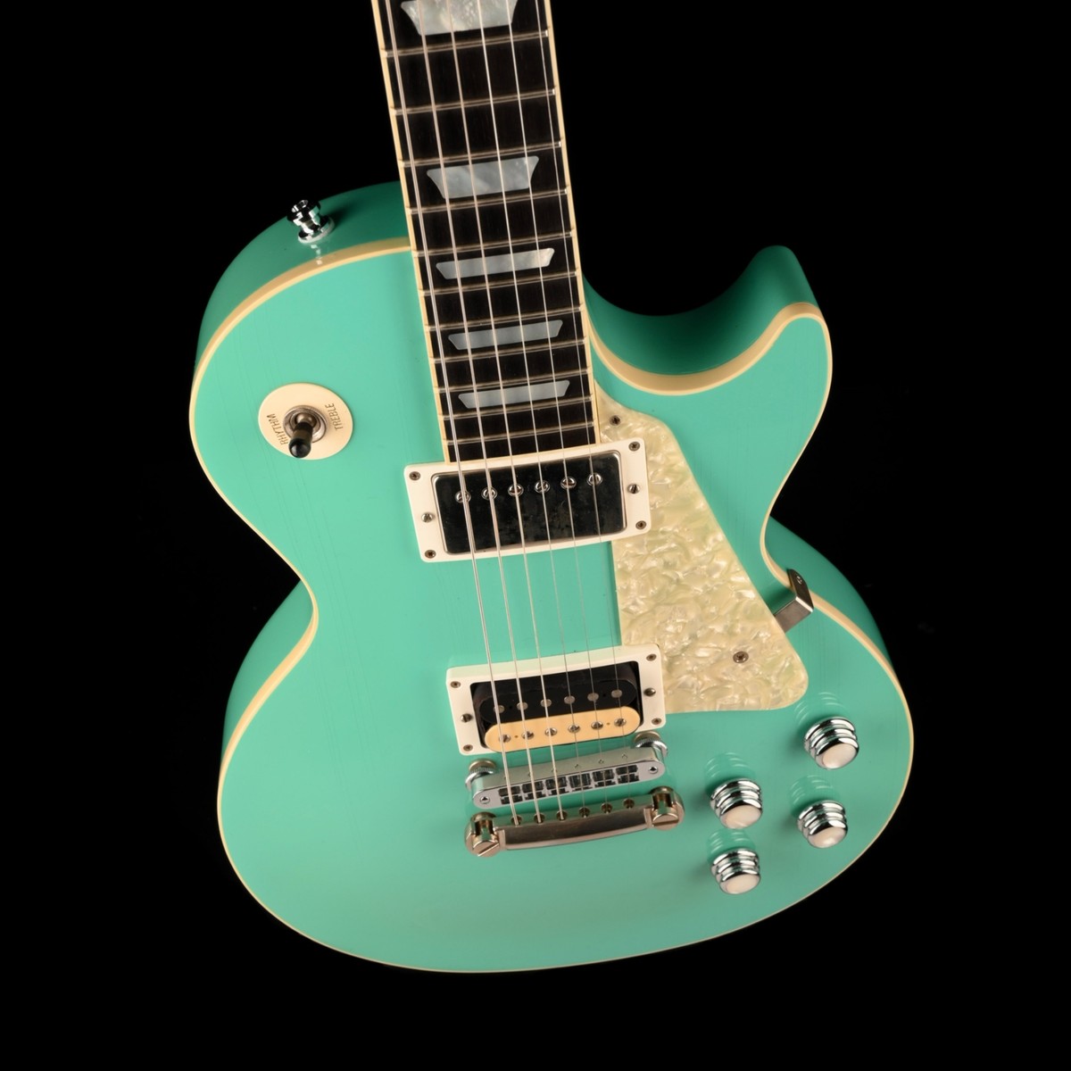 Pre Owned 1997 Gibson Custom Shop Les Paul Catalina Cascade Pre Owned 1997 Gibson Custom Shop Les Paul Catalina Cascade