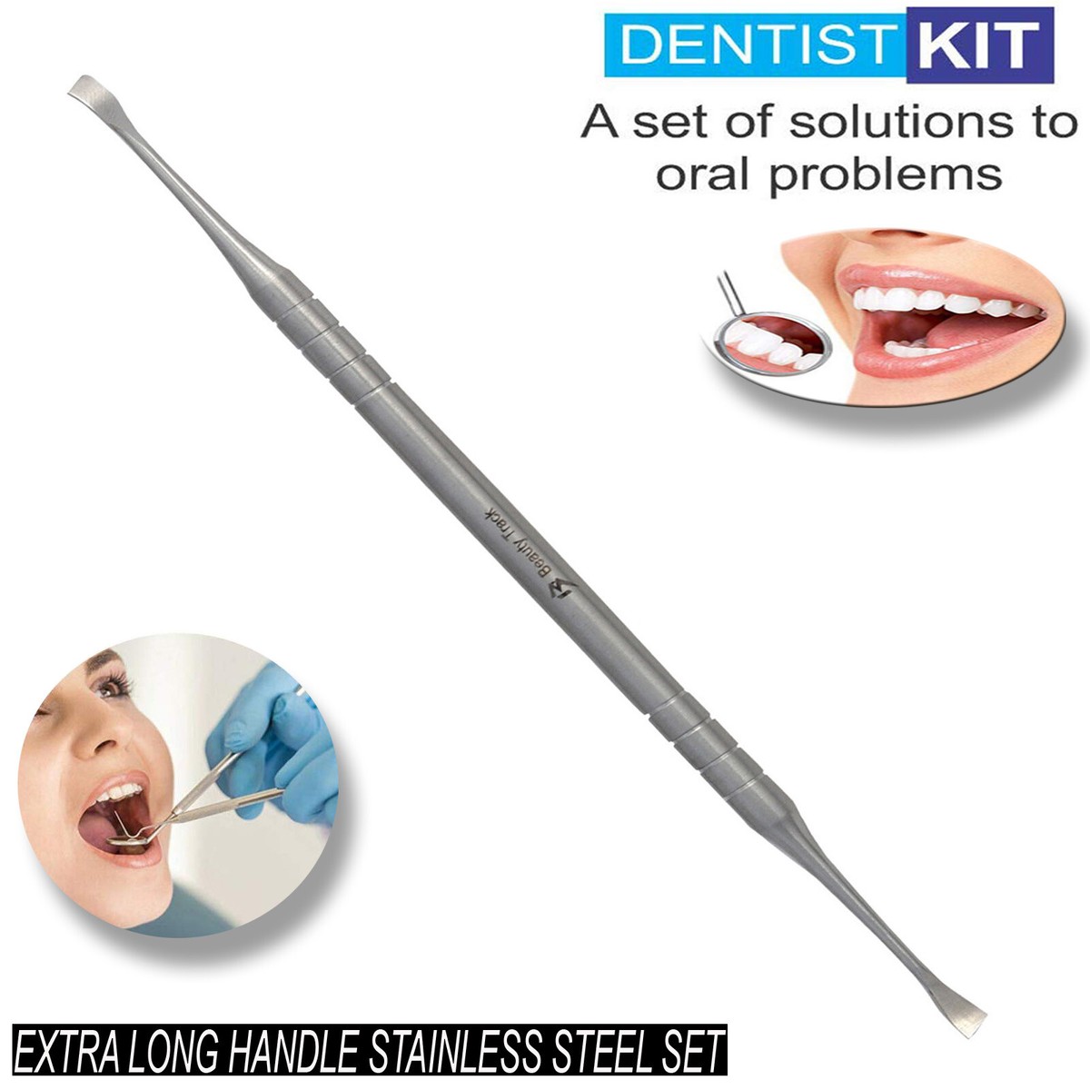 Raschietto Denti Kit Pulizia Denti Professionale - Con Raschietto