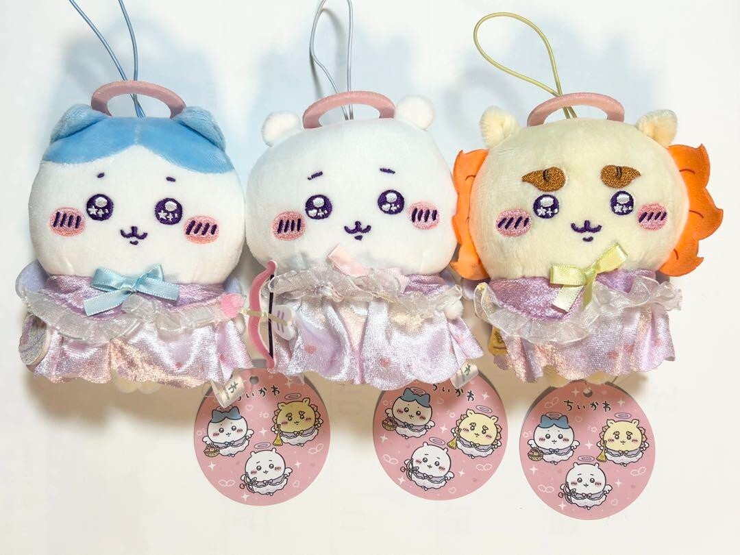 NEW Chiikawa Hachiware Shisa Angel Plush Doll Mascot 11cm