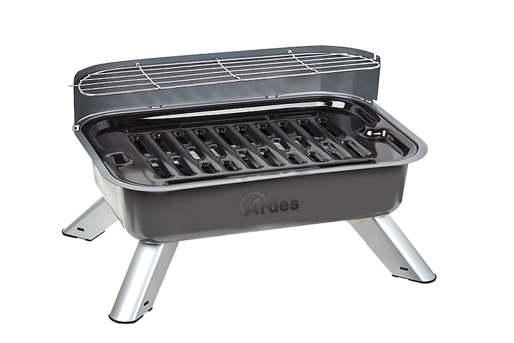 ARDES ARBBQ01 BARBECUE ELETTRICO 2000 WATT GRIGLIA SMALTATA NERO