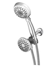 Waterpik 2-in-1 Shower Head 9 Power Spray Powerful Shower Hand Held Combo