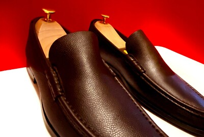 Mens Ferragamo brown loafer shoes in size 9 Salvatore Ferragamo Mens Brown Loafers Size 9 D | eBay main image 4
